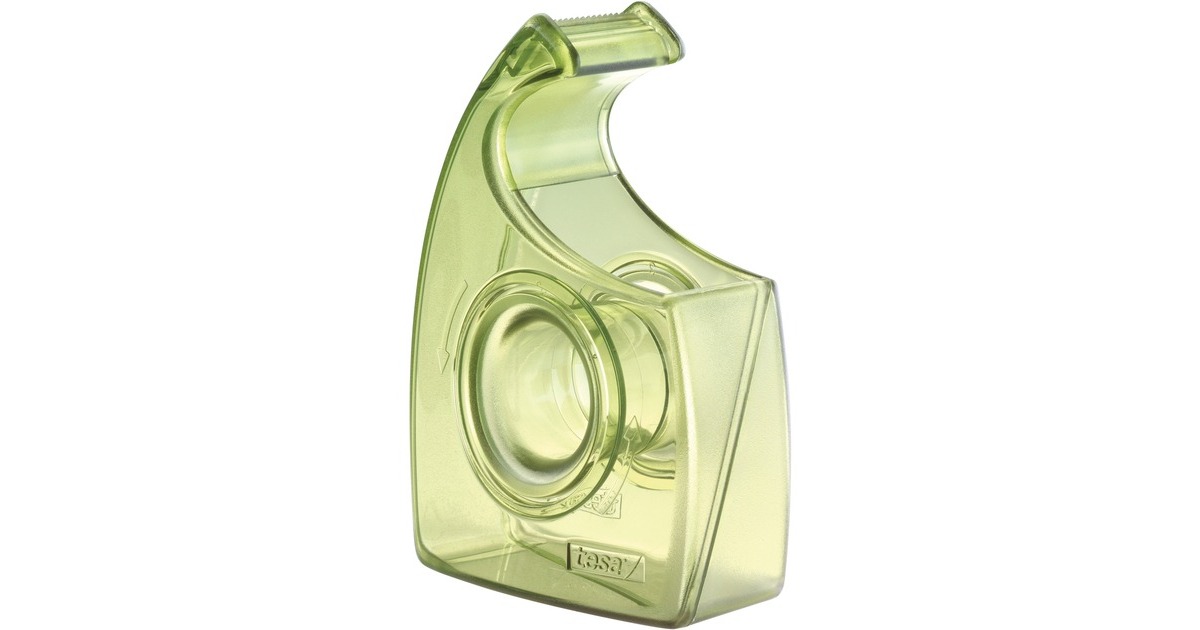 tesa Easy Cut Handabroller ecoLogo, 19mm(grün/transparent)