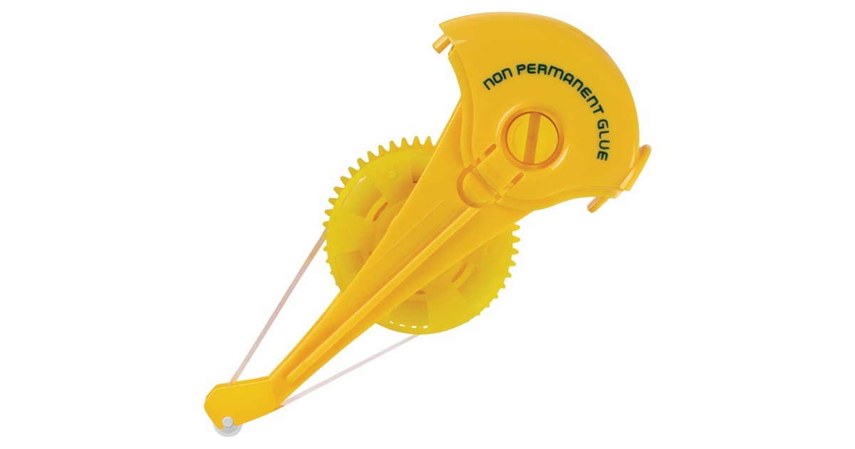 tesa Kleberoller non Permanent ecoLogo, Nachfüllkassette(gelb, 14 Meter)