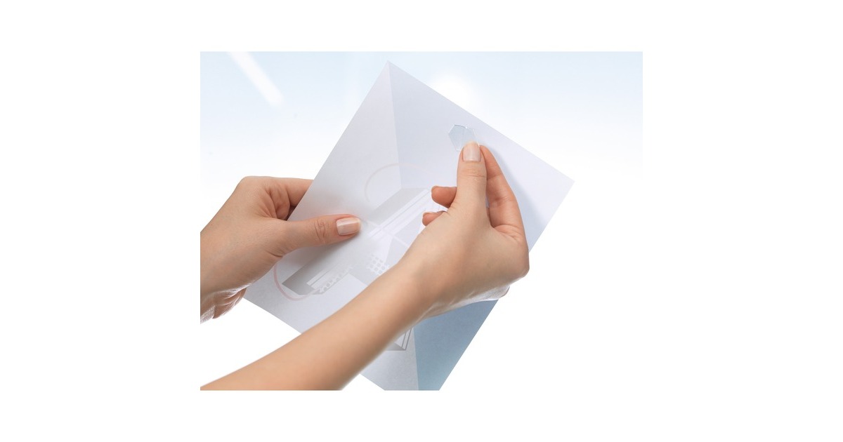 tesa Tack transparent, doppelseitige Klebepads XL, Kleber(weiß, 36 Stück)