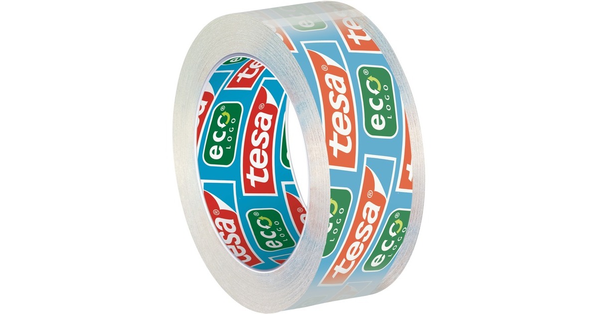 tesa tesafilm eco & clear, 10 Rollen, 15mm, Office Box, Klebeband(transparent, 10 Meter pro Rolle)