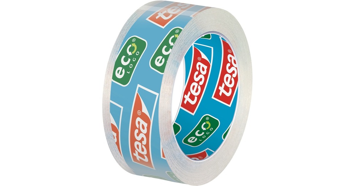 tesa tesafilm eco & clear, 3 Rollen, 15mm, Klebeband(transparent, 10 Meter pro Rolle)