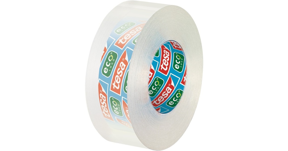 tesa tesafilm eco & clear, 8 Rollen, 19mm, Office Box, Klebeband(transparent, 33 Meter pro Rolle)