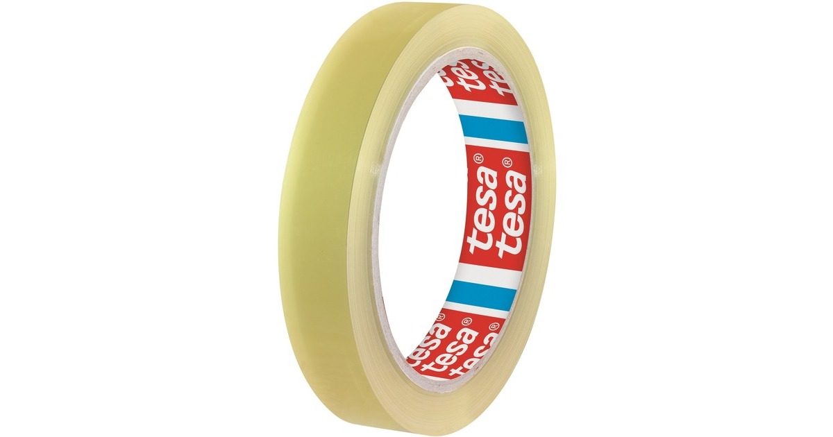 tesa tesafilm transparent, 8 Rollen, 19mm, Office Box, Klebeband(transparent, 66 Meter)